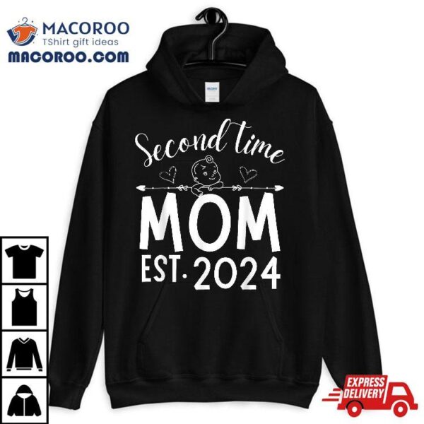 Second Time Mom Pregnancy Mother’s Day Soon To Be Shirt