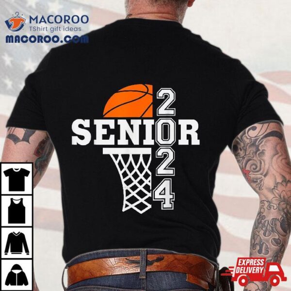 Senior Class Of 2024 Basketball Seniors Back To School Shirt