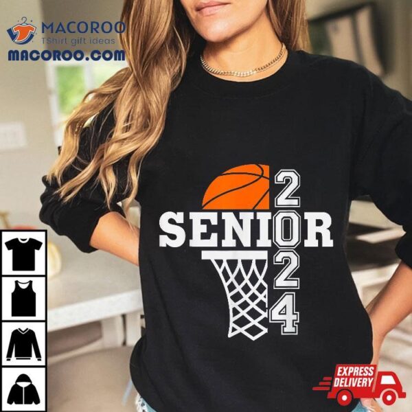 Senior Class Of 2024 Basketball Seniors Back To School Shirt