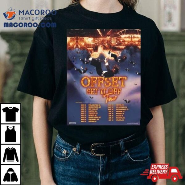 Set It Off Tour Is Announced Date 2024 From Mar 10th To Apr 10th T Shirt
