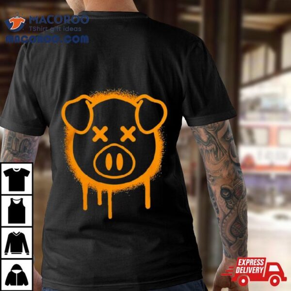 Shane Dawson Merch Spray Paint Pig Brown T Shirts