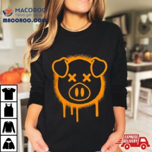 Shane Dawson Merch Spray Paint Pig Brown S Tshirt