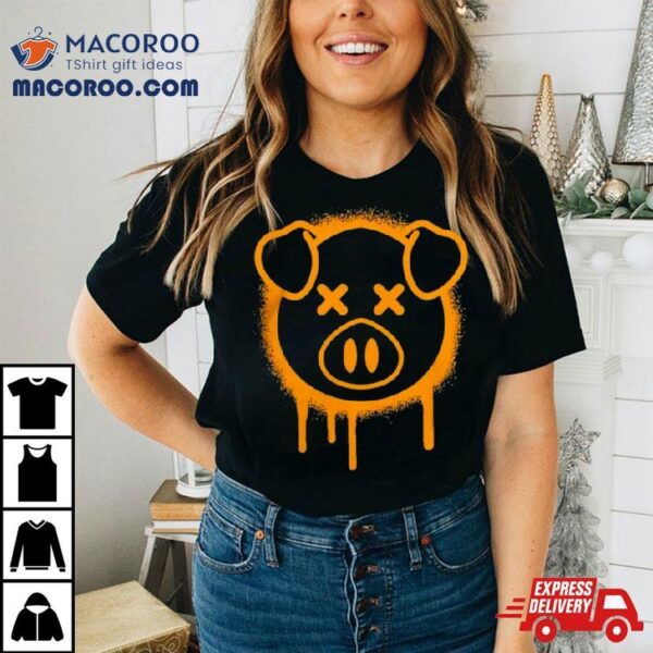 Shane Dawson Merch Spray Paint Pig Brown T Shirts