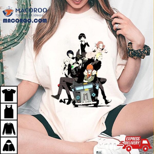 Shin Megami Morgana Mini Bus Persona 5 Shirt