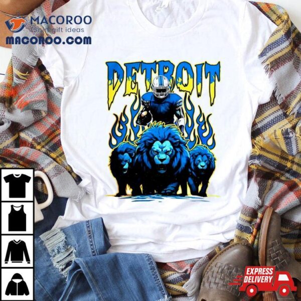 Skeleton Lions Detroit Lions Football Shirt