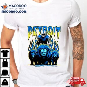 Skeleton Lions Detroit Lions Football Tshirt