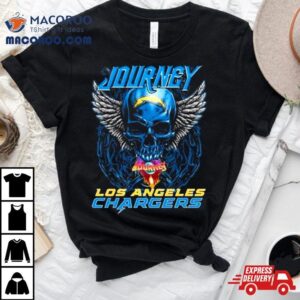 Skull Wings Journey Los Angeles Chargers Shirt