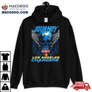 Skull Wings Journey Los Angeles Chargers Tshirt