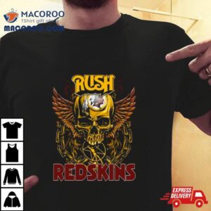 Skull Wings Rush Washington Redskins 2023 Shirt