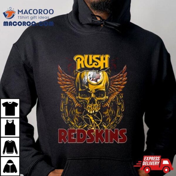 Skull Wings Rush Washington Redskins 2023 Shirt