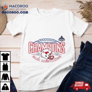 Smu Mustangs Aac Champions Football Tshirt