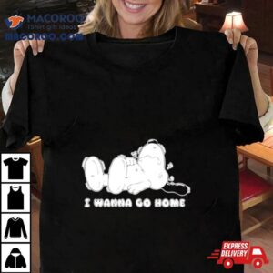 Snoopy I Wanna Go Home Cartoon Tshirt