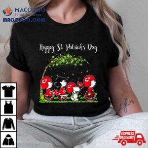 Snoopy Peanuts Kansas City Chiefs Happy St.patrick’s Day 2024 T Shirt