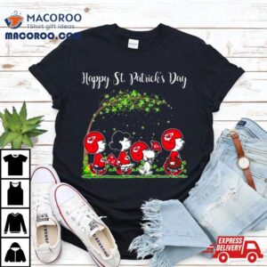 Snoopy Peanuts Kansas City Chiefs Happy St Patrick Rsquo S Day Tshirt