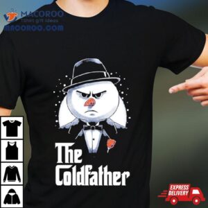 Snowman The Codfather Merry Christmas Tshirt