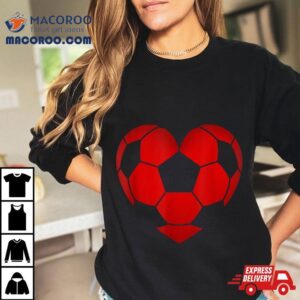 Soccer Heart Valentine’s Day For Boys Girls Kids Shirt