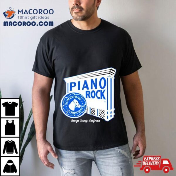 Something Corporate Piano Rock Shirt