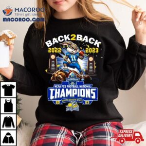 South Dakota State Jackrabbits Back Back Champions Masco Tshirt