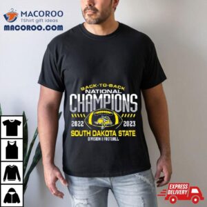 South Dakota State Jackrabbits Back To Back Fcs Football National Champions T Shirt