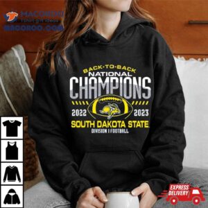 South Dakota State Jackrabbits Back To Back Fcs Football National Champions Tshirt