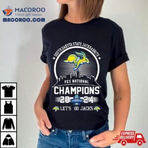 South Dakota State Jackrabbits Fcs National Champions Let S Go Jacks Logo Tshirt