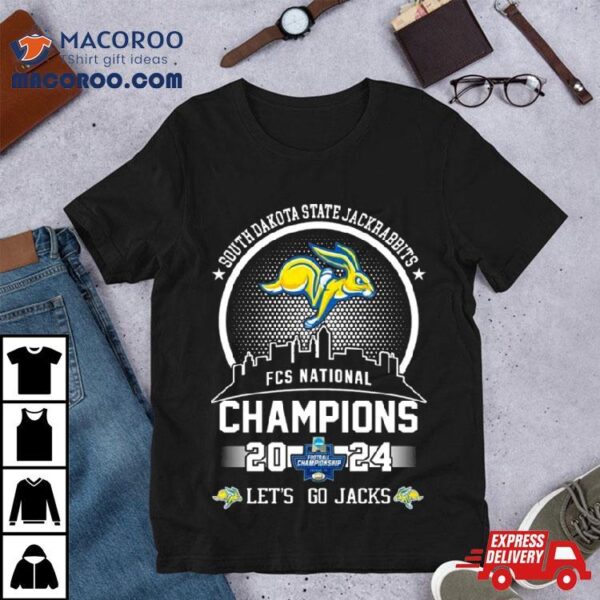 South Dakota State Jackrabbits Fcs National Champions 2024 Let’s Go Jacks Logo T Shirt