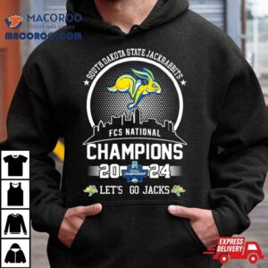 South Dakota State Jackrabbits Fcs National Champions Let S Go Jacks Logo Tshirt