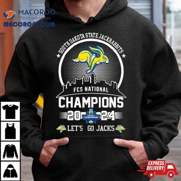 South Dakota State Jackrabbits Fcs National Champions 2024 Let’s Go Jacks Logo T Shirt