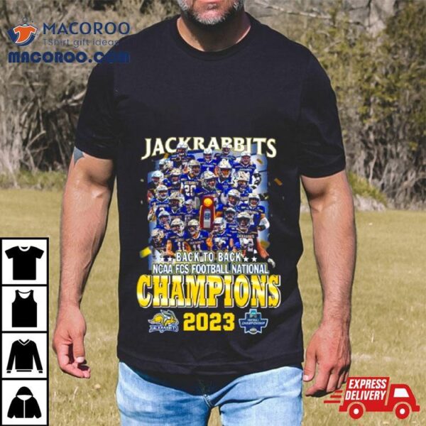 South Dakota State Jackrabbits Fcs National Champions Back 2 Back 2024 Shirt