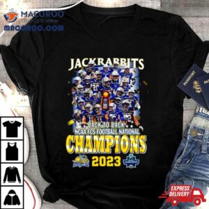 South Dakota State Jackrabbits Fcs National Champions Back Back Tshirt