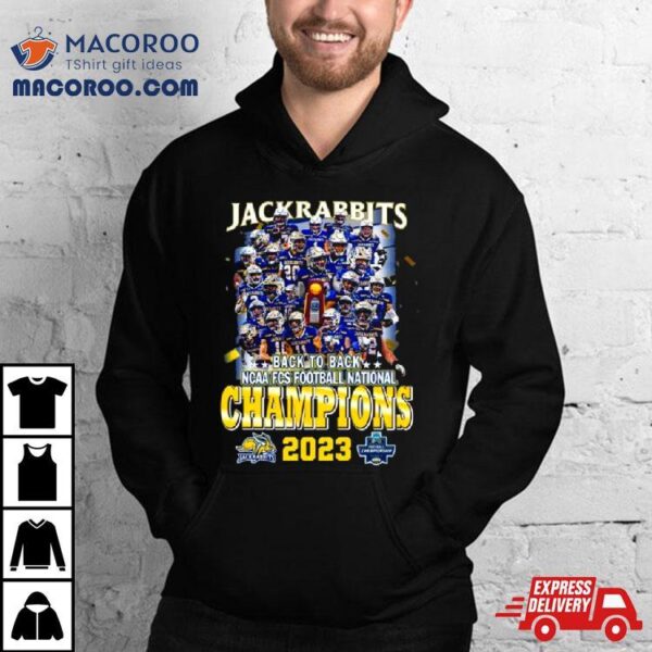 South Dakota State Jackrabbits Fcs National Champions Back 2 Back 2024 Shirt