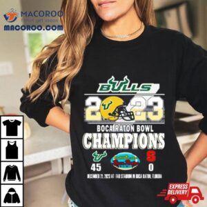 South Florida Bulls 2023 Roofclaim Boca Raton Bowl Fau Stadium Shirt