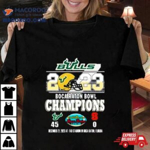 South Florida Bulls Boca Raton Bowl Champions Tshirt