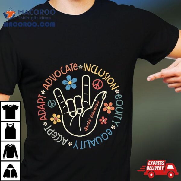 Special Education Teacher Inspirational Sped Teachers Autism Shirt