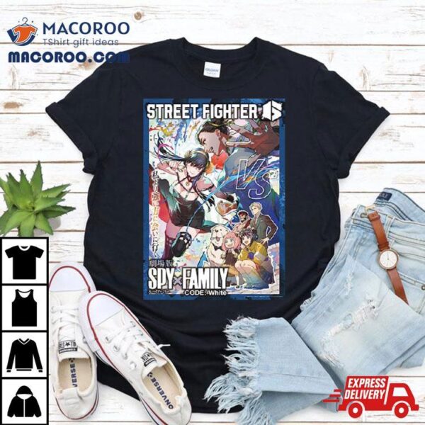 Spy X Family Code White Movie X Street Fighter 6 Collaboration Project Yor Vs Chun Li T Shirt