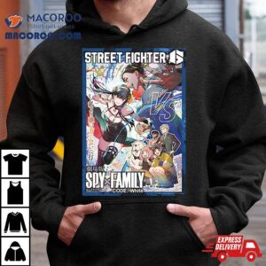 Spy X Family Code White Movie X Street Fighter 6 Collaboration Project Yor Vs Chun Li T Shirt