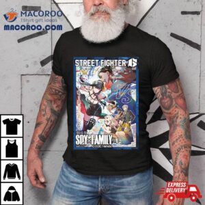 Spy X Family Code White Movie X Street Fighter Collaboration Project Yor Vs Chun Li Tshirt