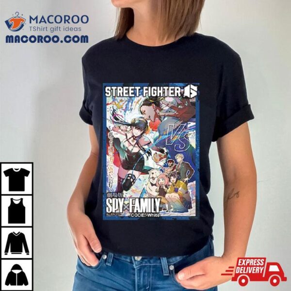 Spy X Family Code White Movie X Street Fighter 6 Collaboration Project Yor Vs Chun Li T Shirt