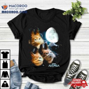 Star Wars Ahsoka Three Loth Cat Moon Tshirt