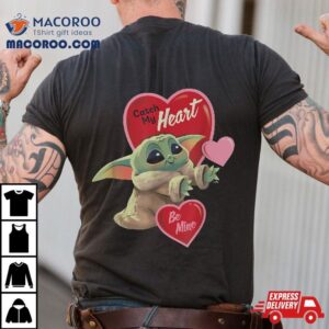 Star Wars The Mandalorian Grogu Be Mine Valentine Tshirt