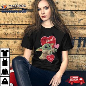 Star Wars The Mandalorian Grogu Be Mine Valentine Tshirt