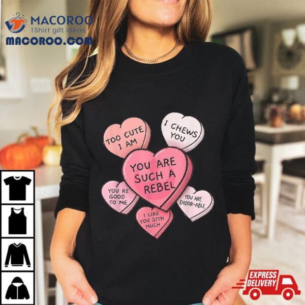 Star Wars Valentine’s Day Candy Hearts Shirt