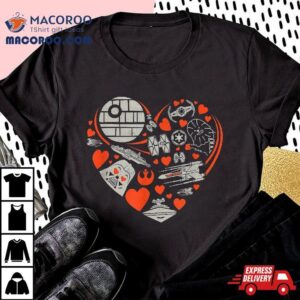 Star Wars Valentine S Day Heart Galaxy Tshirt