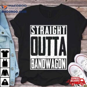 Straight Outta Bandwagon Geek Football-fan Shirt