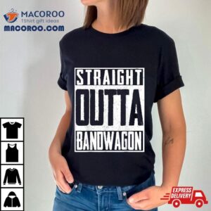 Straight Outta Bandwagon Geek Football-fan Shirt