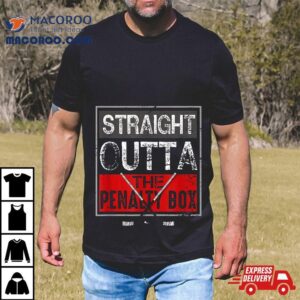 Straight Outta The Penalty Box Ice Hockey Sticks Tshirt