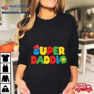 Super Gamer Dad Unleashed Celebrating Fatherly Powers Tshirt