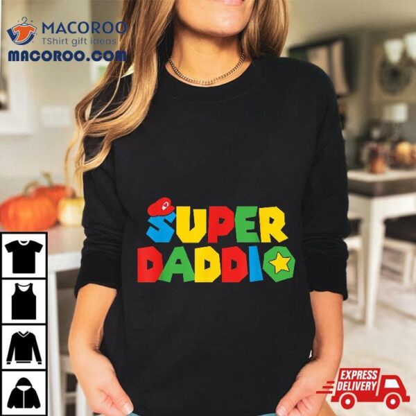 Super Gamer Dad Unleashed: Celebrating Fatherly Powers Shirt