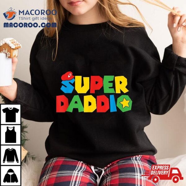 Super Gamer Dad Unleashed: Celebrating Fatherly Powers Shirt