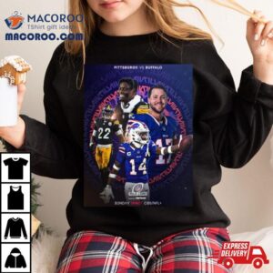 Super Wildcard Weekend Buffalo Bills Versus Pittsburgh Steelers Nfl Playoff Poster T Shirt